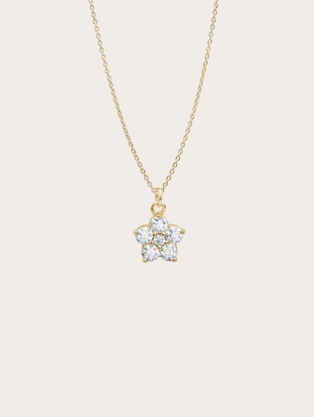 Moissanite Sakura Necklace